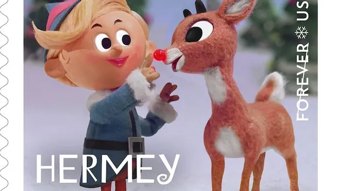 2014 Rudolph the Red-Nosed Reindeer Stamps - Forever Stamps