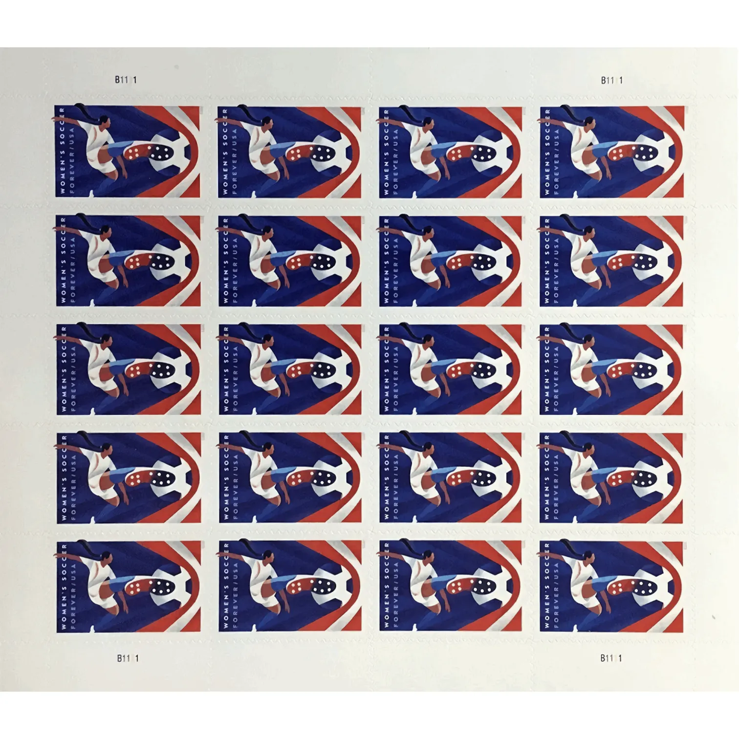2023 Women's Soccer Stamps - Forever Stamps