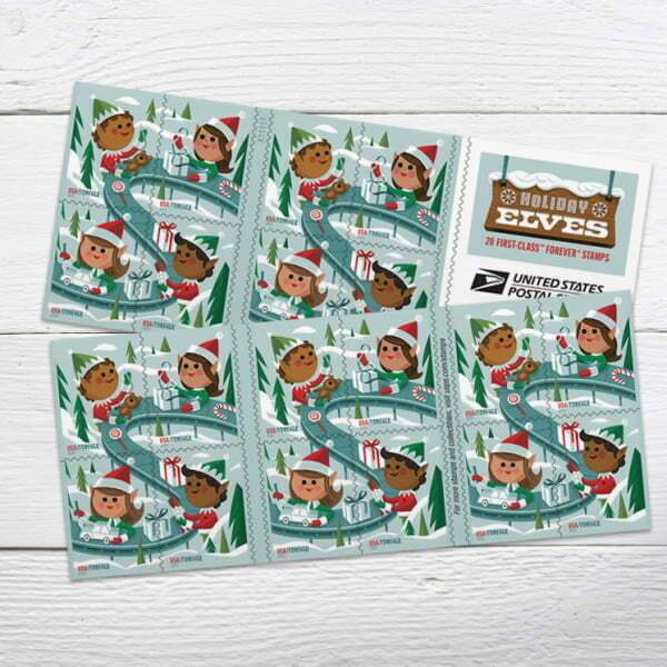 Christmas Stamp Blind Box 300 PCS BIG SALE，100 PCS of 3 styles - Forever Stamps