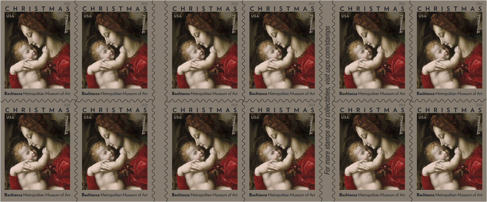 2018 Madonna and Child by Bachiacca Stamps - Forever Stamps