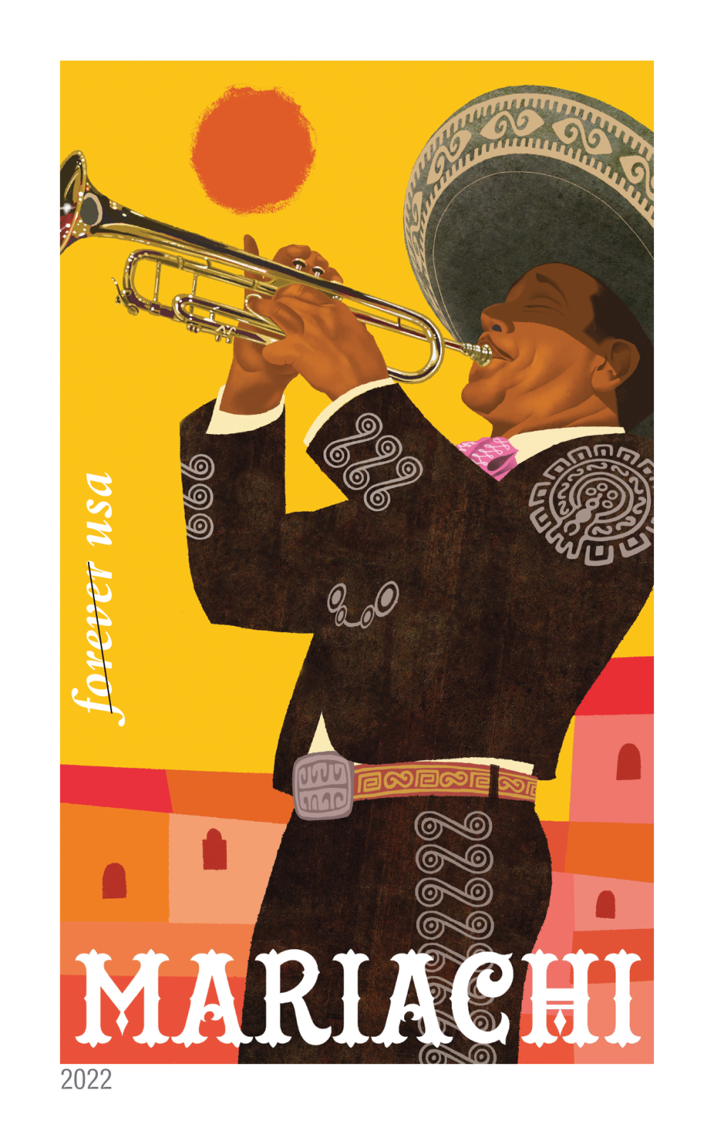 2022 Mariachi Stamps - Forever Stamps
