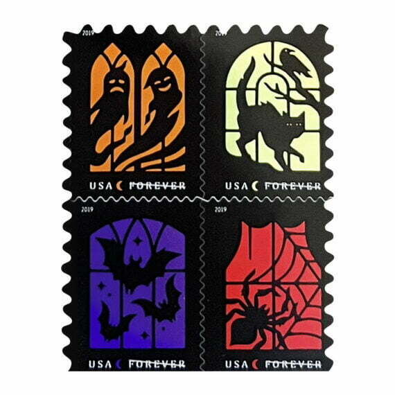 2019 Spooky Silhouettes Stamps - Forever Stamps
