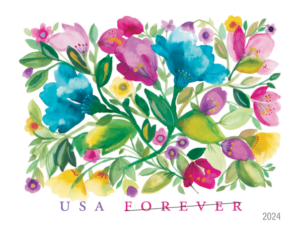 2024 Celebration Blooms Stamps - Forever Stamps
