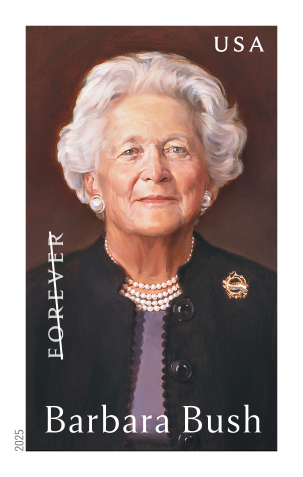 2025 Barbara Bush Stamps 100 pcs - Forever Stamps