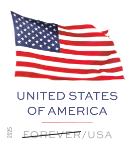 2025 U.S. Flag Stamps double-sided books - Forever Stamps
